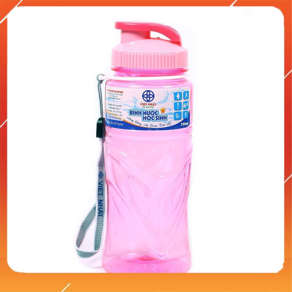 Bình Đựng Nước Việt Nhật, Bình Đựng Nước Mang Theo Đi Học Tiện Dụng 900ml