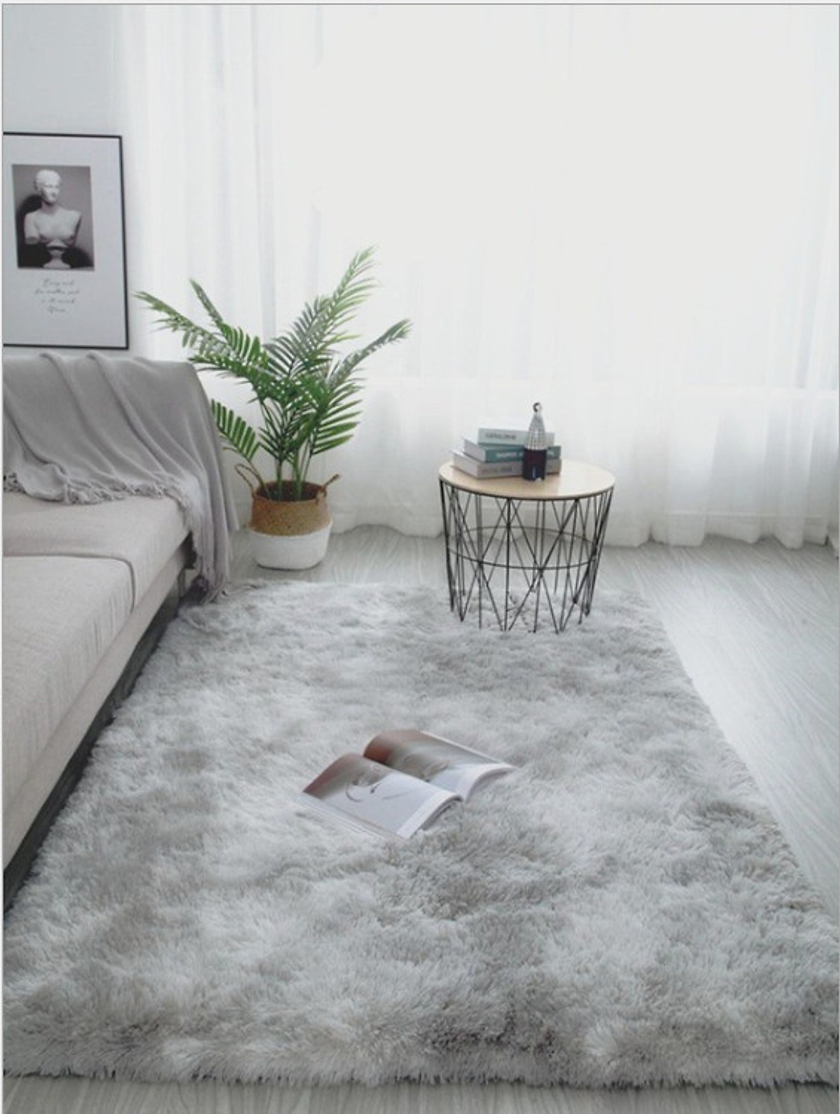 Thảm lông đa chức năng phong cách Châu Âu 1m6x2m