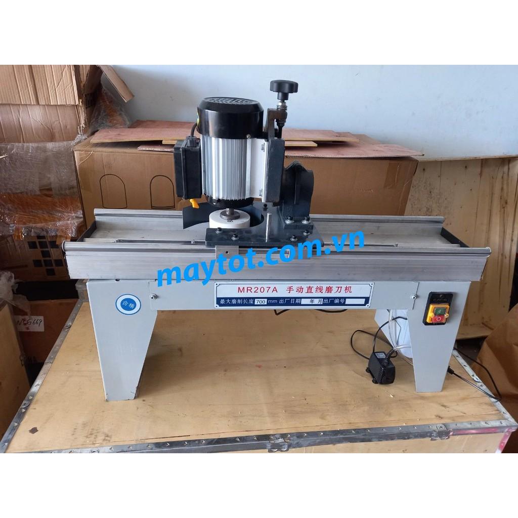 Máy mài lưỡi bào gỗ MR207- mài một lần 3 lưỡi bào