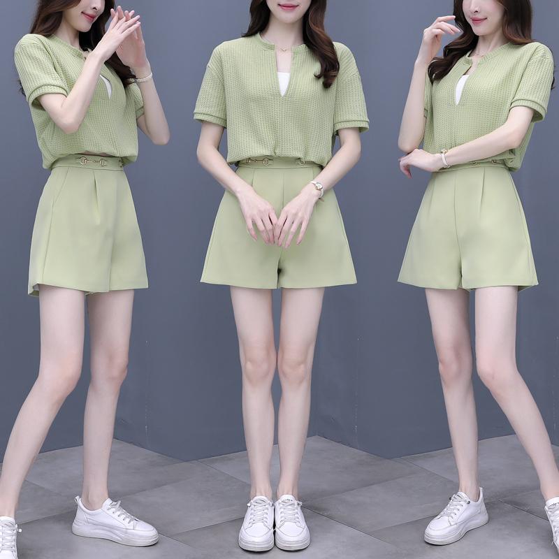[L2M] SET 2 ÁO LIỀN NHAU len dệt kim Montoghi Quảng Châu cổ V dáng croptop nhúm eo siêu xinh