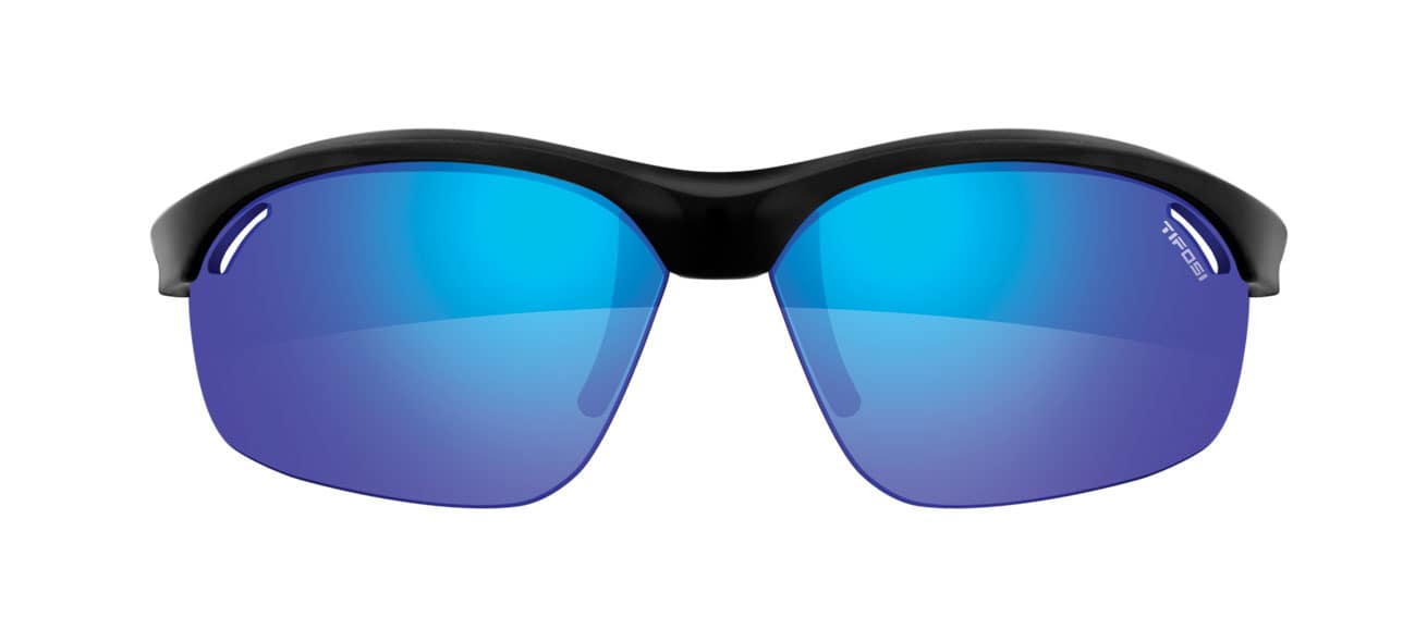 Kính thể thao chạy bộ TIFOSI VELOCE GLOSS BLACK Tròng Clarion Blue, AC Red & Clear