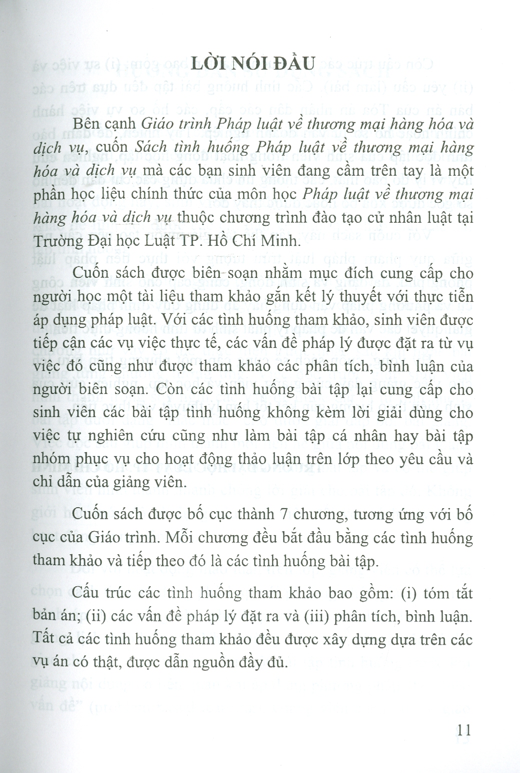 SÁCH TÌNH HUỐNG PHÁP LUẬT VỀ THƯƠNG MẠI HÀNG HÓA VÀ DỊCH VỤ