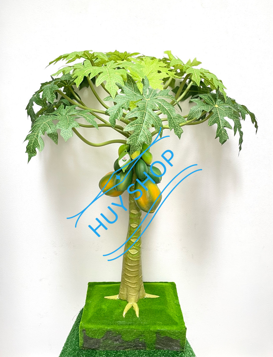 Chậu cây Trái ĐU ĐỦ  nhân tạo trang trí nhà cửa