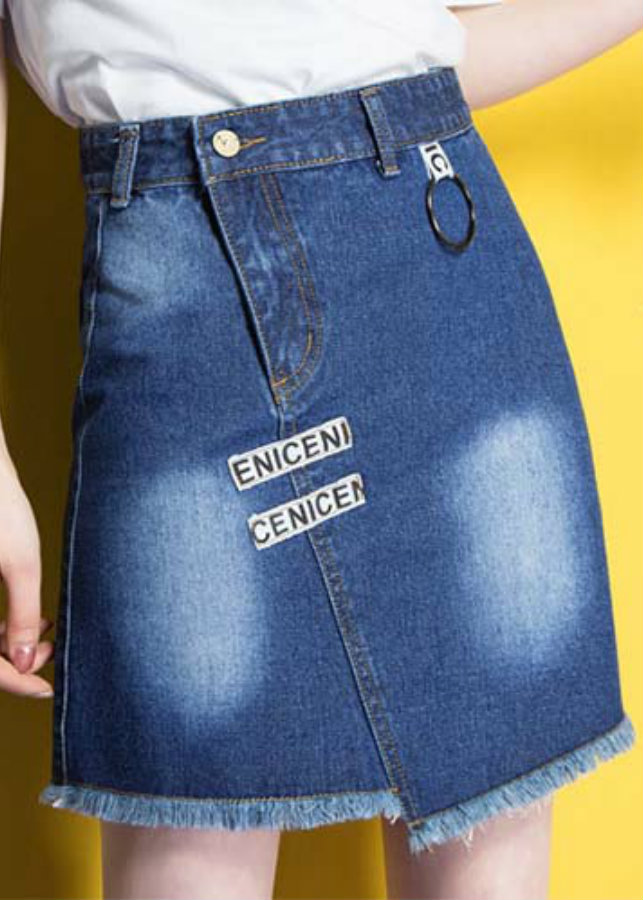 Chân váy jeans ceniceni Mã: VN781 - XANH ĐẬM