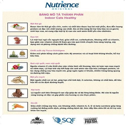 Thức Ăn Cho Mèo Trưởng Thành Nutrience Infusion Bao 2.27kg - Thịt Gà, Dầu Cá Hồi, Rau Củ, Trái Cây Tự Nhiên
