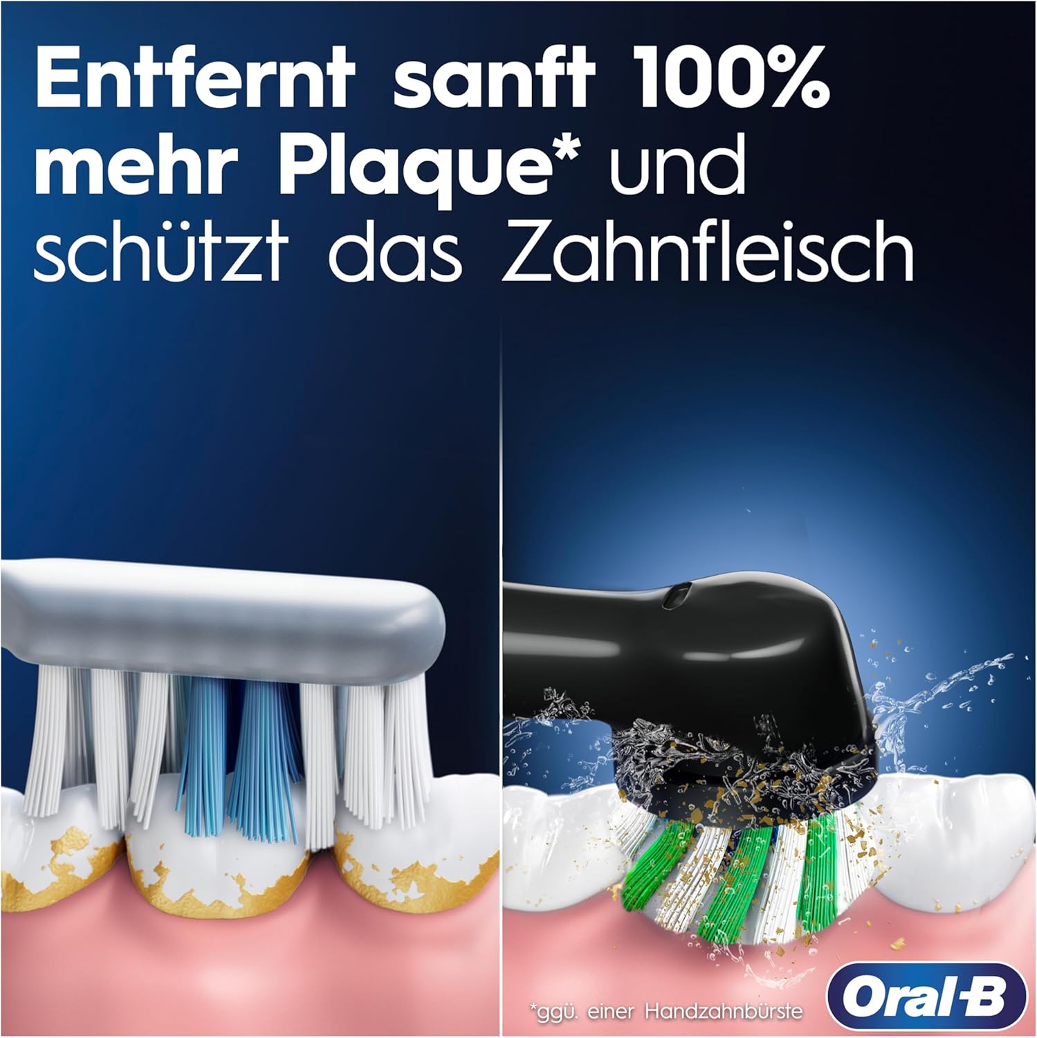 Bàn chải đánh răng điện Oral-B Pro Series 1 Màu Đen kèm hộp Hàng Chính Hãng