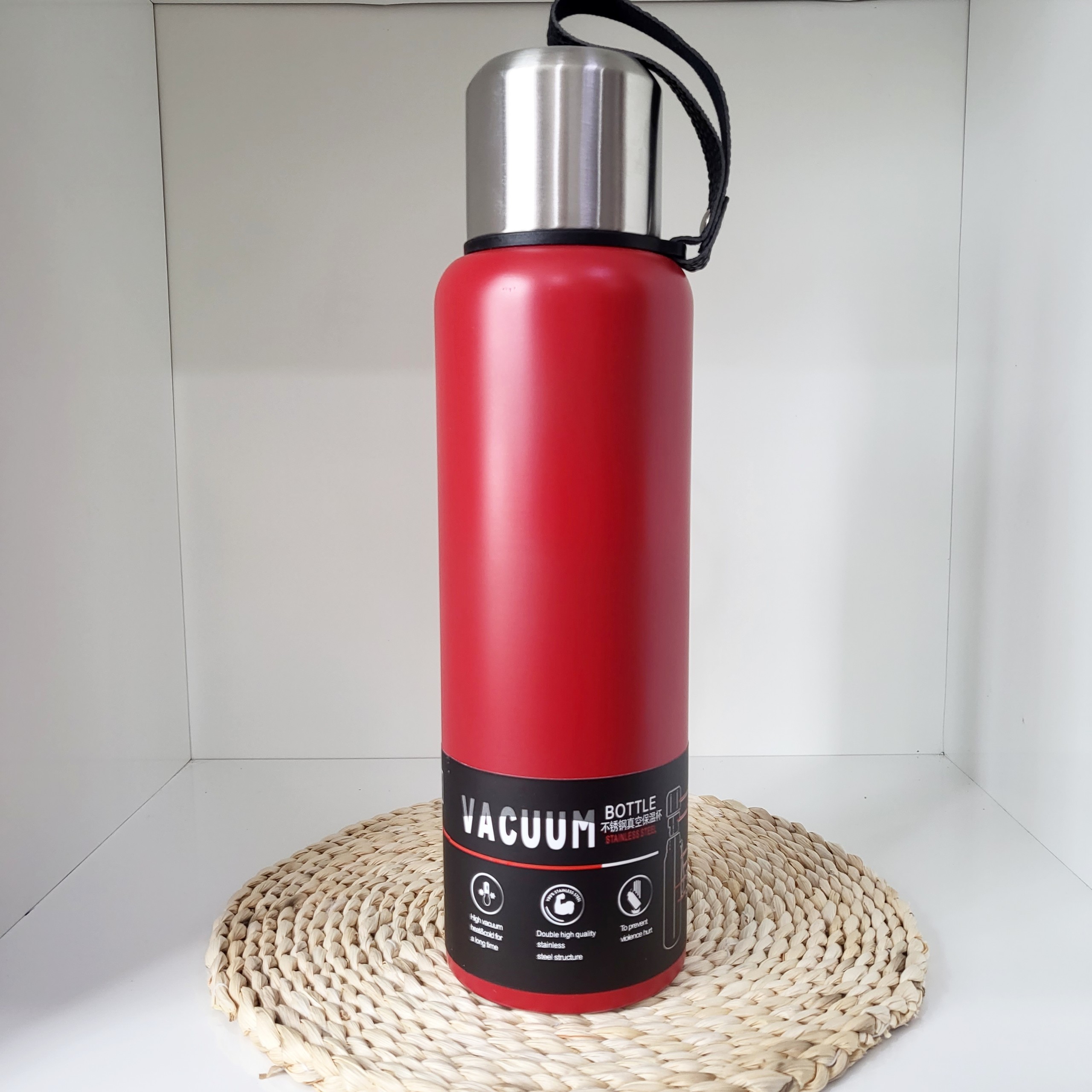 Bình Nước Giữ Nhiệt Kim Cương Inox Cao Cấp - 1500 Mil