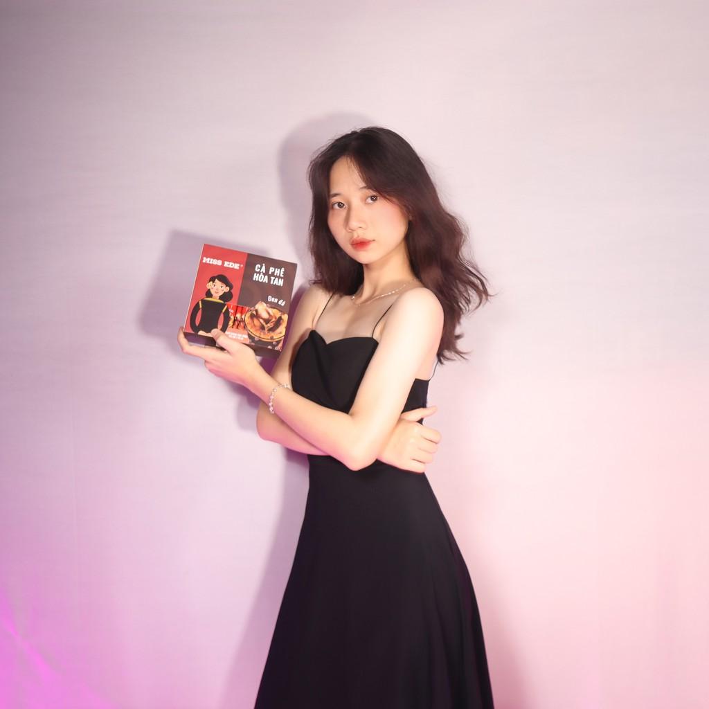 Cà phê hoà tan Đen đá MISS EDE - 240g: 15 x 16 g (có đường) - Siêu mạnh với tỷ lệ cà phê hoà tan tới 35%