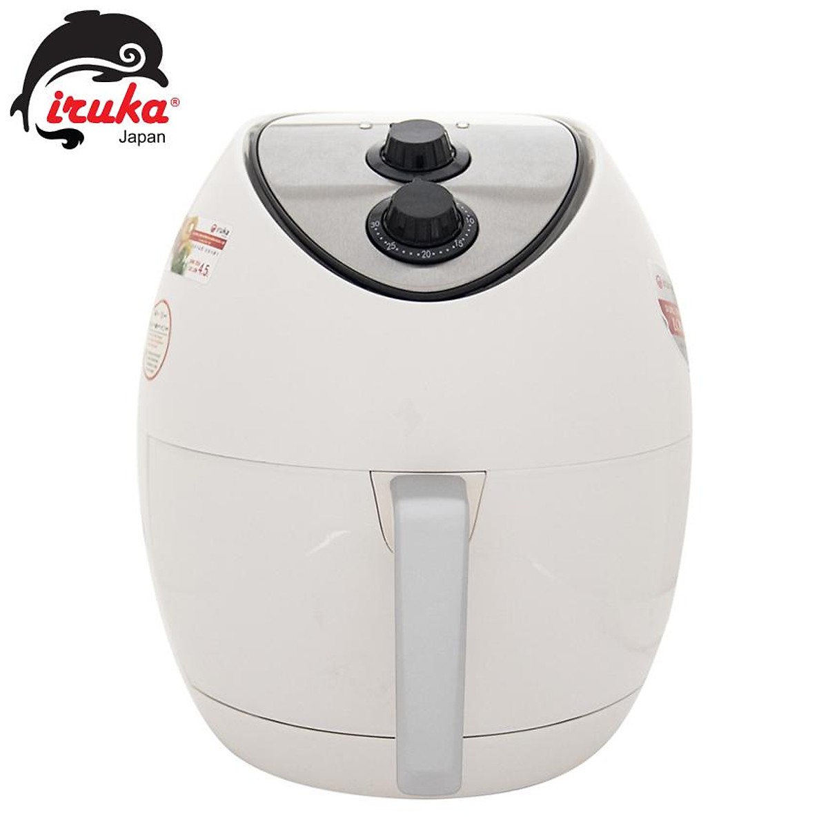 Nồi Chiên Chân Không Hiệu Iruka 4.5L (Không Dùng Dầu) -Hàng Chính Hãng