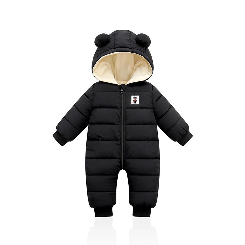 LZH Trẻ Mùa Đông Bộ Áo Liền Quần Cho Bé Snowsuit Trẻ Sơ Sinh Bé Trai Bé Gái Romper Áo Liền Quần Cho Bé Ấm Áp Jumpsuit Quần Áo Sơ Sinh Giáng Sinh Trang Phục