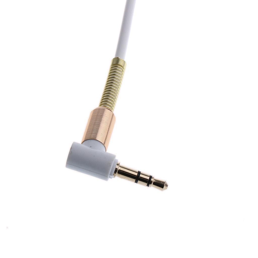 New 2.5mm Male To 3.5mm Female Audio Adapter+3.5mm Male To Male Spring Cable