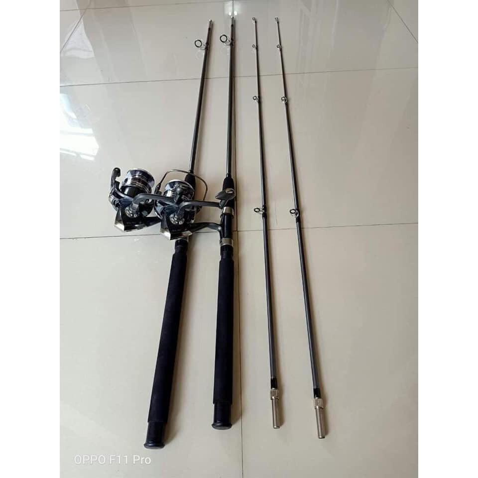 Combo cần đặc 2 khúc + máy kim loại