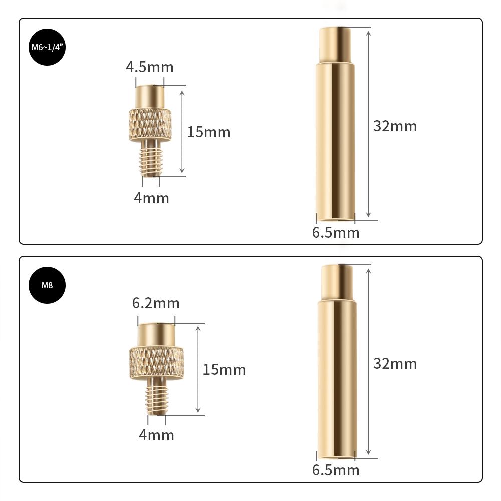Nhiệt Chèn Nut Iron Iron TIP M2 M3 M4 M5 M6 M8 Thread bằng đồng nhúng Bộ dụng cụ chèn nhiệt cho máy in 3D nhựa hàn sắt