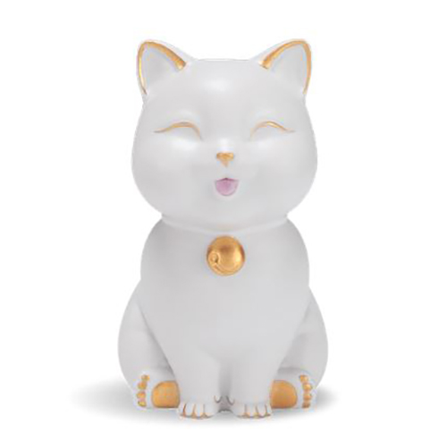 (Combo 5) Combo Đắc Lộc Mèo Đại Cát  Mèo Vạn Phúc 9.5 cm - Gốm sứ Minh Long