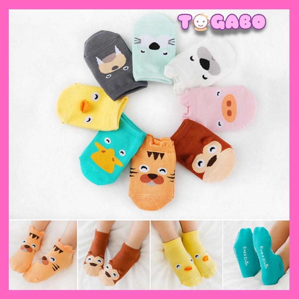 Tất KID SOCKS hình thú ngộ nghĩnh chống trượt dày dặn cho bé từ 0 - 4 tuổi, TOGABO