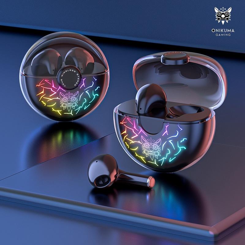 Tai nghe bluetooth không dây chống ồn blutooth chơi game tại nghe bluetooth không dây có mic thể thao mini android tws pro ONIKUMA
