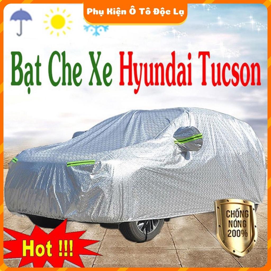 Bạt Phủ ô tô ô tô Hyundai Tucson 3 lớp tráng nhôm cao cấp