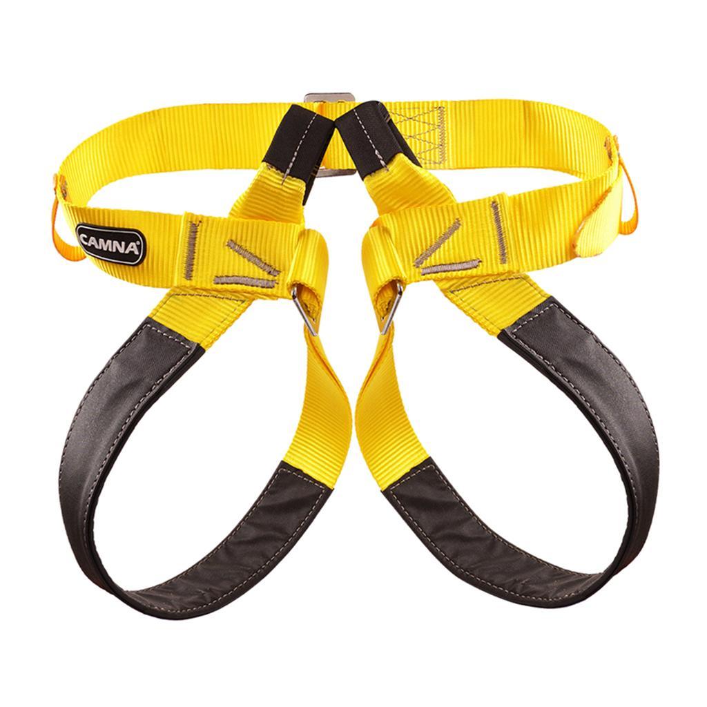 Outdoor Rock Climbing Caving Safety Harness Half Body Waist Leg Protect Belt