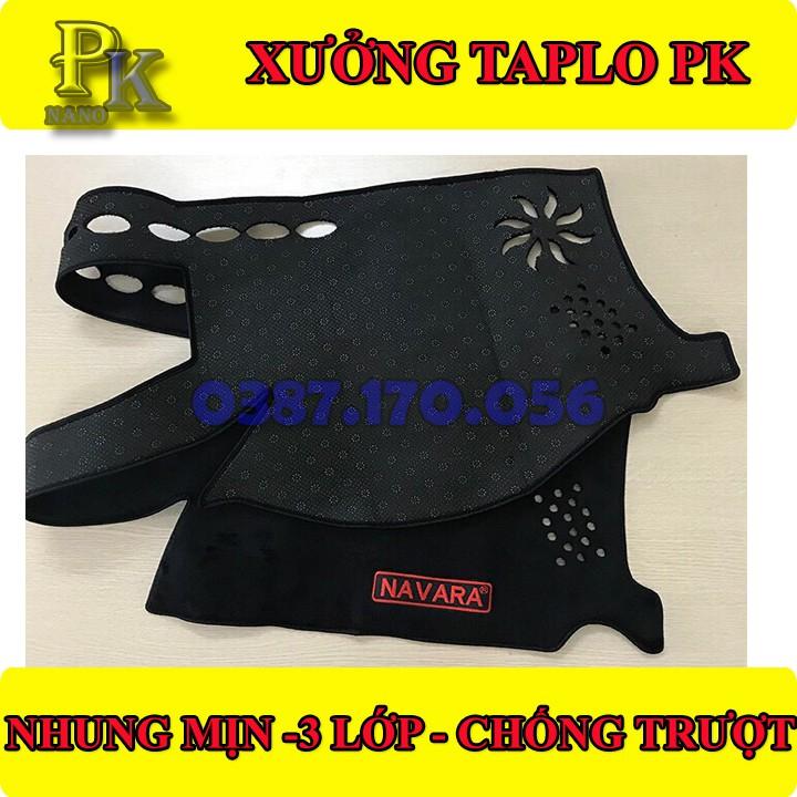 THẢM TAPLO NHUNG XE NAVARA- THẢM TAPLO DA NAVARA -CHUẨN FORM-NANOPK