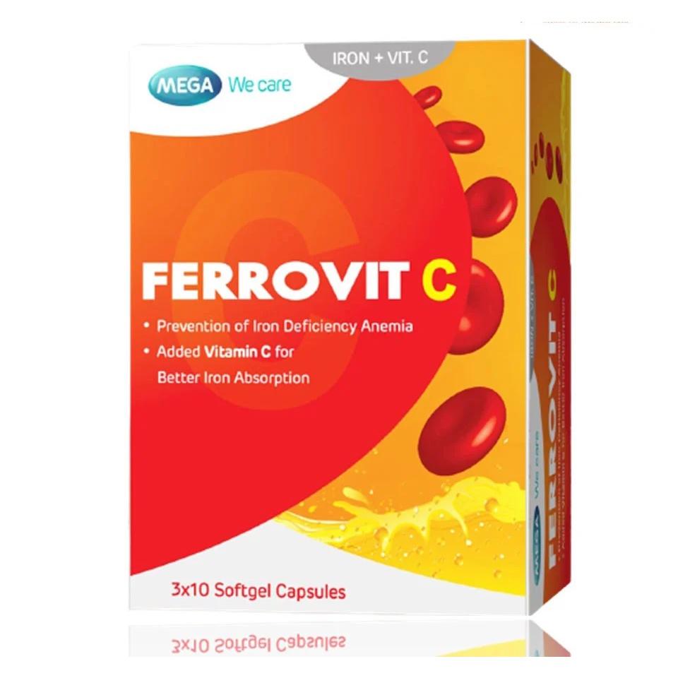 FERROVIT &amp; FERROVIT C-VIÊN BỔ MÁU, BỔ SUNG SẮT, VITAMIN C CHO BÉ VÀ MẸ BẦU