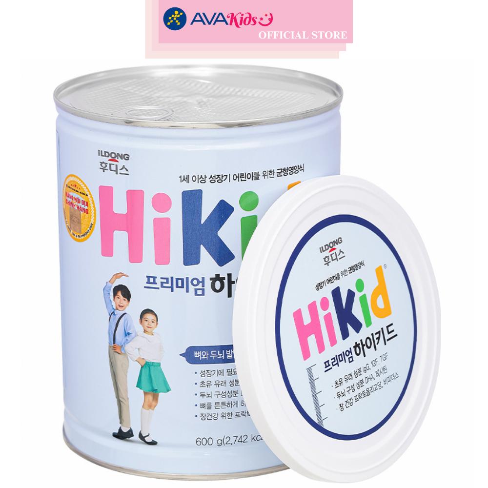Sữa bột Hikid Premium (sữa non) 600g (1 - 9 tuổi) - Hàng Chính Hãng