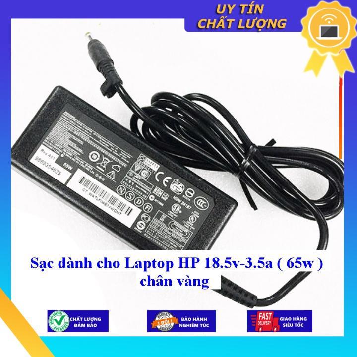 Sạc dùng cho Laptop HP 18.5v-3.5a chân vàng - Hàng Nhập Khẩu New Seal