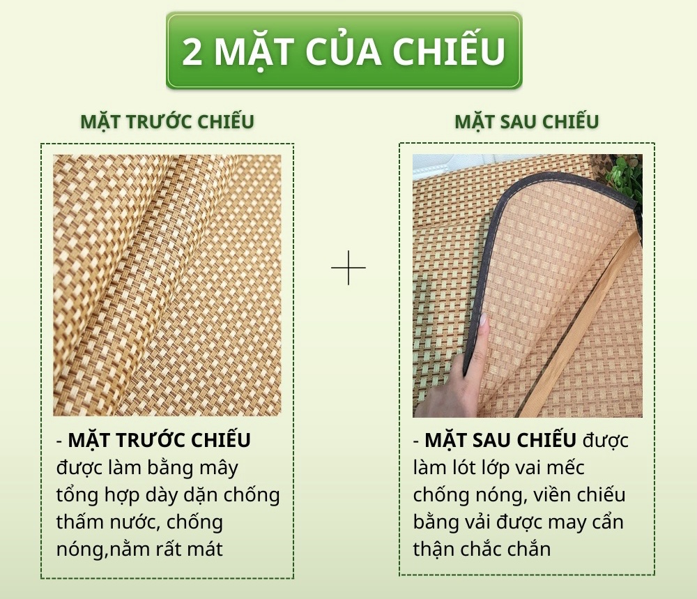 Chiếu điều hoa 1.6x2m hàng cao cấp có thể gấp gọn được