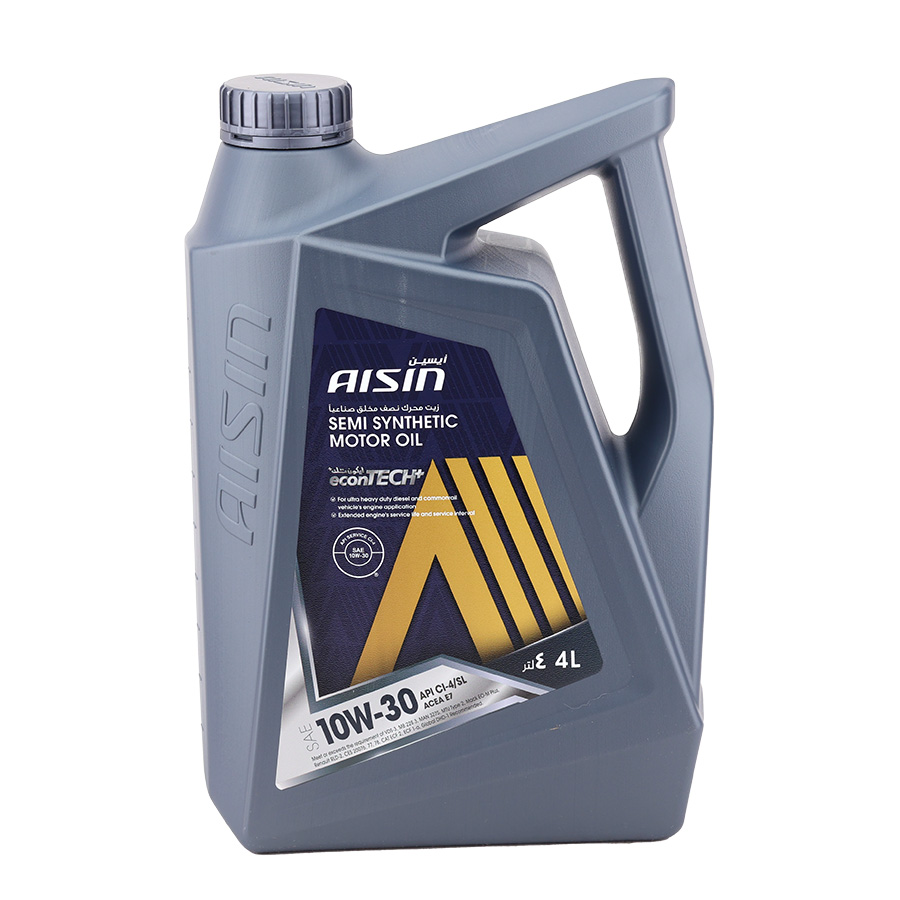 Dầu Nhớt Bán Tổng Hợp AISIN Econtech+ CI4/SL 10W30 4 Lít ECSI1034PB - Nhập Khẩu Chính Hãng