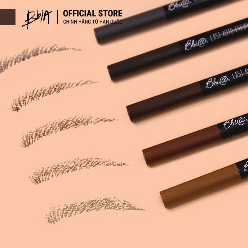 Kẻ chân mày Bbia Last Auto Eyebrow Pencil 0.18g (5 màu)