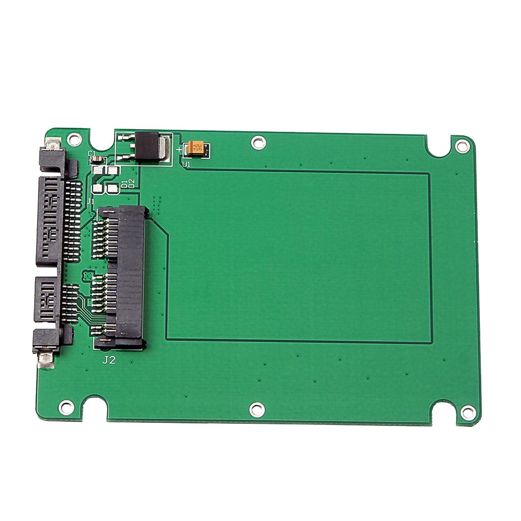 1.8" Micro SATA SSD HDD to 2.5" SATA Adapter Converter Card 100*70*10mm