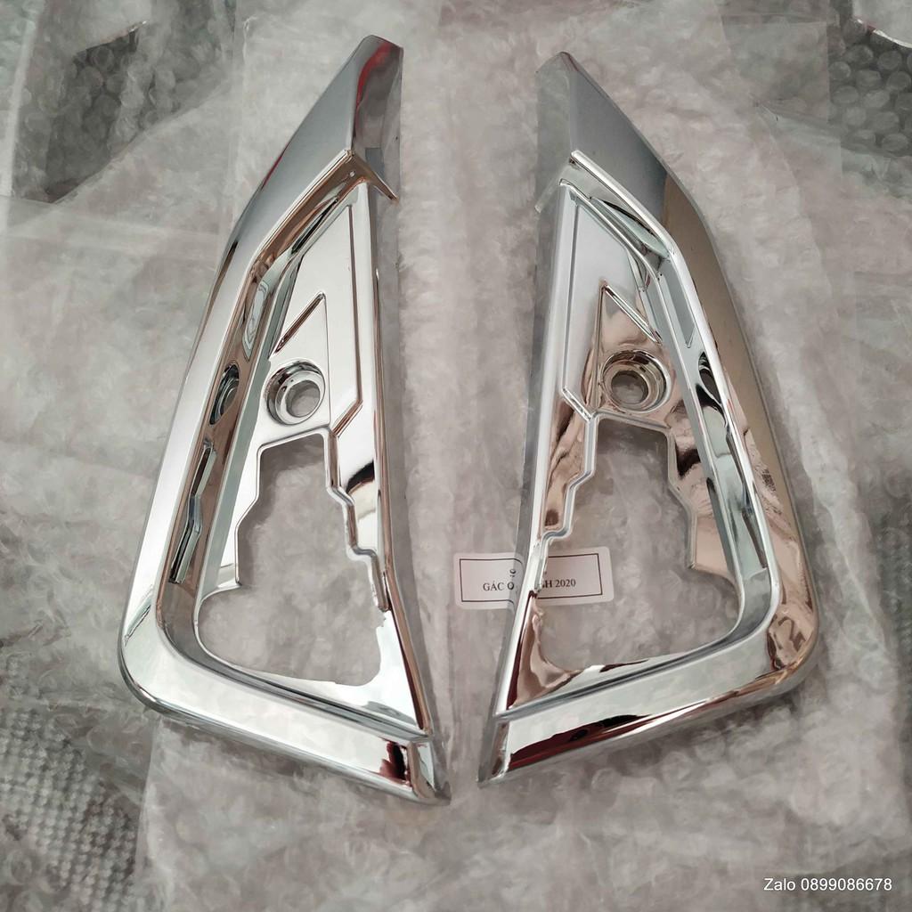 Ốp gác chân sau lớn Dành Cho Honda SH 2020, 2021, 2022 Crom, Chrome - Phụ kiện đồ chơi, ốp trang trí, bảo vệ Honda SH
