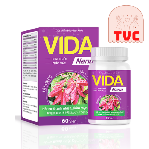 Combo 2 Hộp Vida Nano - Viên Uống Hỗ Trợ Thanh Nhiệt, Giải Độc