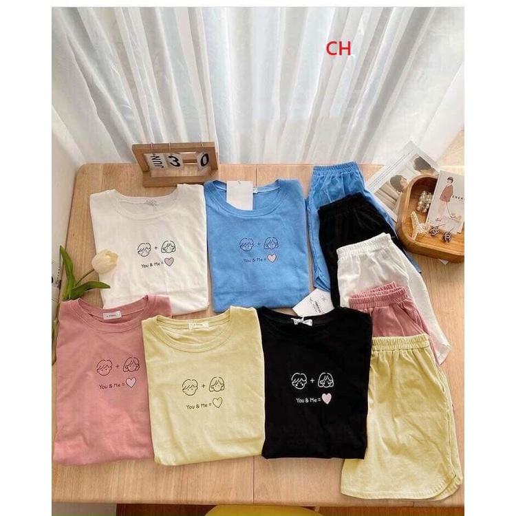 Sét bộ thể thao 3 món áo tanktop+ quần sooc+áo quây