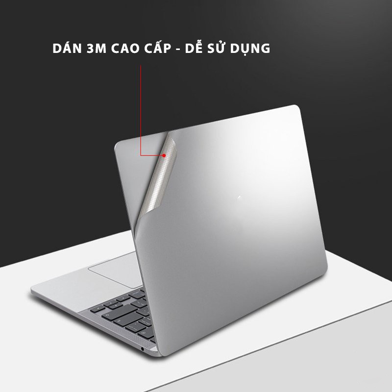 Bộ Dán JRC 5in1 dành cho Mácbook Air 13.6 M2 Mácbook Pro 13 M2 - Dán Mácbook Cao Cấp - Hàng Chính Hãng JRC