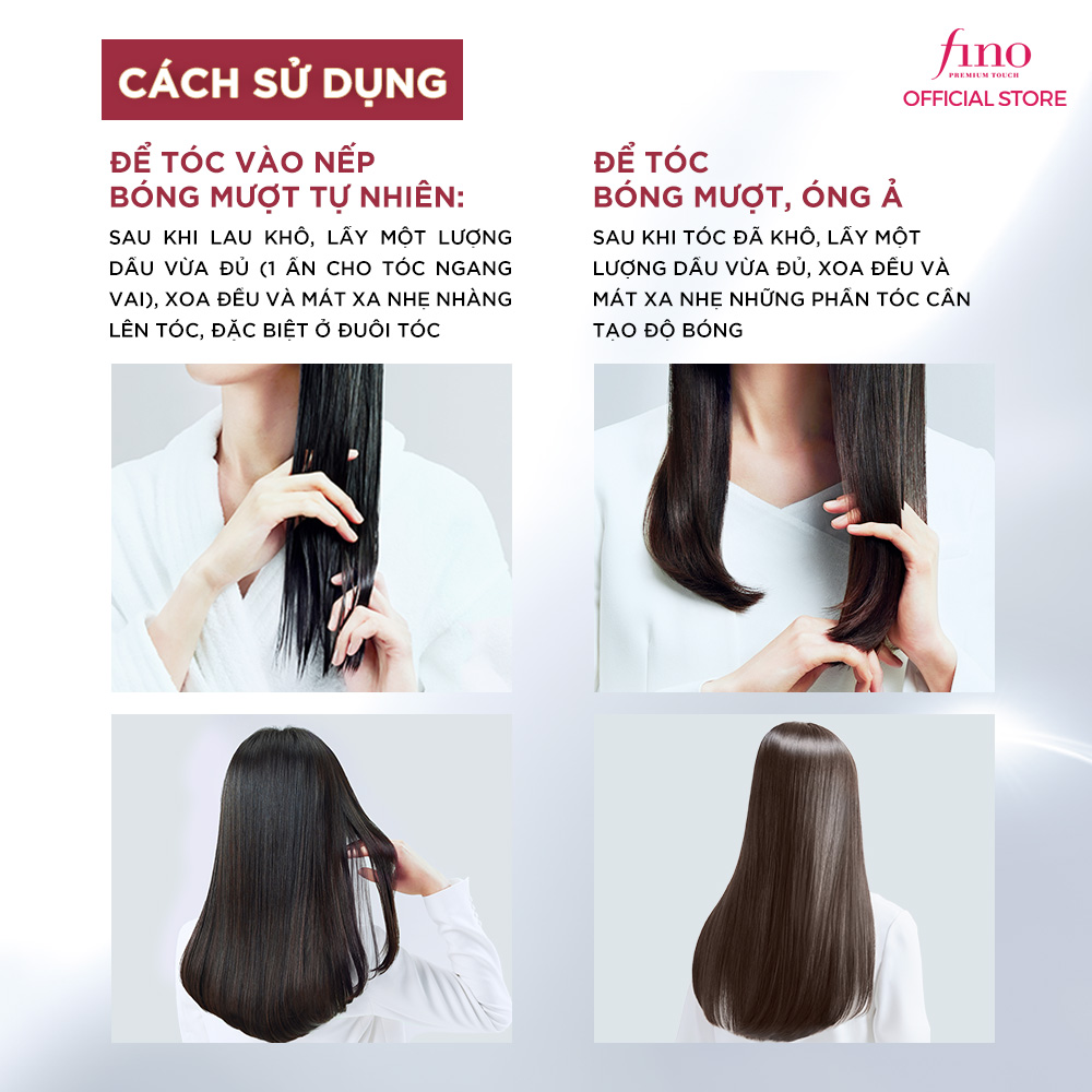 Bộ 2 Dầu dưỡng tóc cao cấp FINO PREMIUM TOUCH HAIR OIL B 70ml