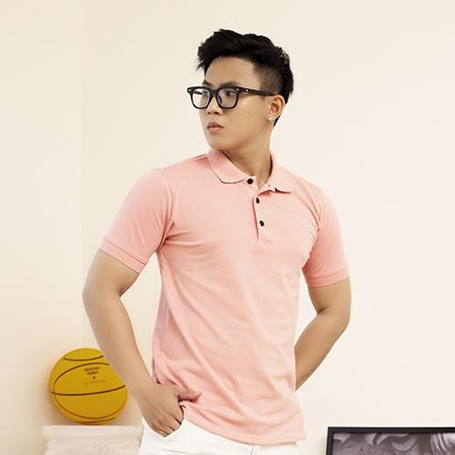 Áo thun nam POLO trơn vải cá sấu cotton cao cấp ngắn tay tông màu cực sang trọng lịch lãm