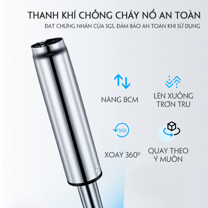 Ghế Văn Phòng Lưng Lưới Tản Nhiệt. Ghế Game. Ghế Gaming Cao Cấp - Chân Xoay 360° - Có Gác Chân