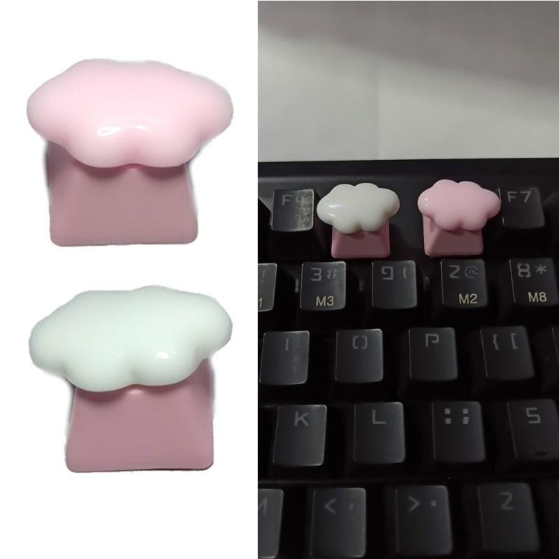 HSV 1PC DIY Keycap Cute Pure Lovely Sweets Candy Keycap Mechanical Keyboard Keycap R4 Pink Key Cap Pink Sweets Candy keycaps