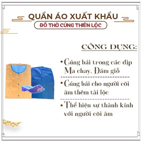 Quần Áo Giấy Bà Ba Hàng Xuất Khẩu Cao Cấp - Hàng Mã Thiên Lộc