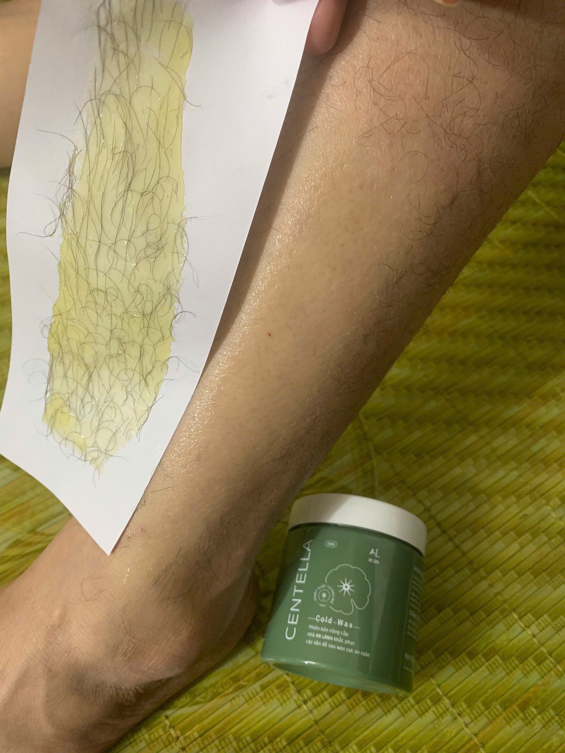 Combo Wax Lông An  Lành + Mỡ Trăn 10ML - Tặng Giấy Và Que Gạt