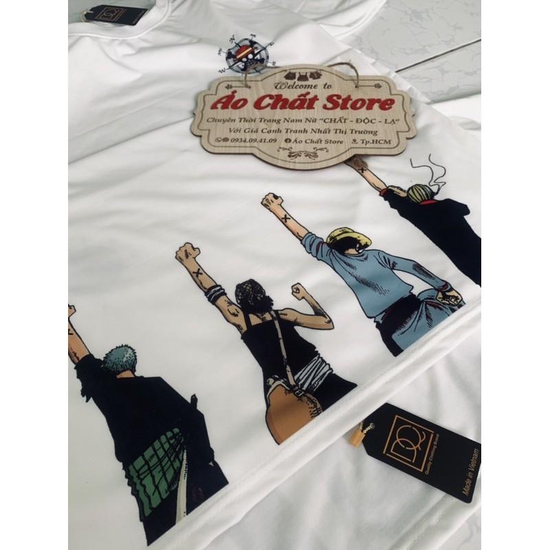 Áo thun One Piece tay lỡ unisex siêu chất | Áo Luffy tay lỡ form rộng đẹp AC4