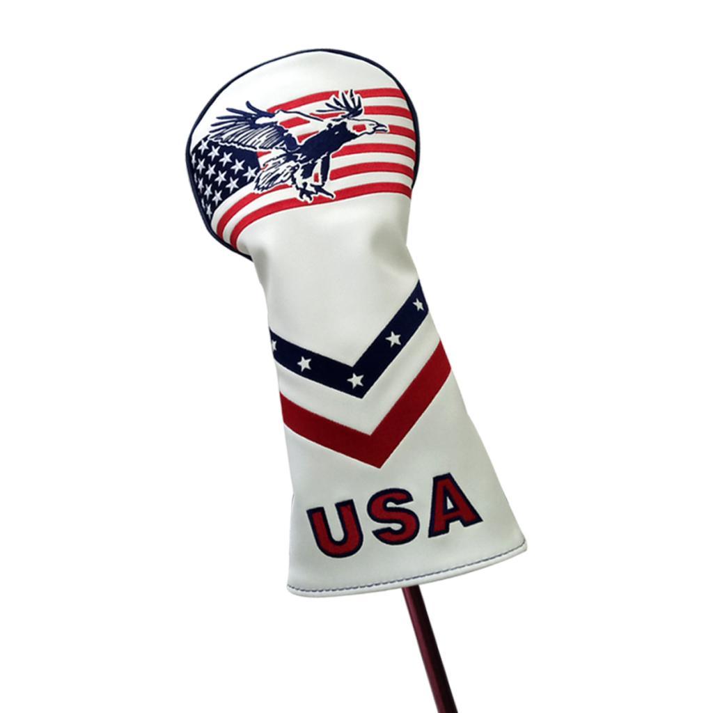 Golf Club Head Cover No. 1 Wood Driver Headcover Guard With Number Tag