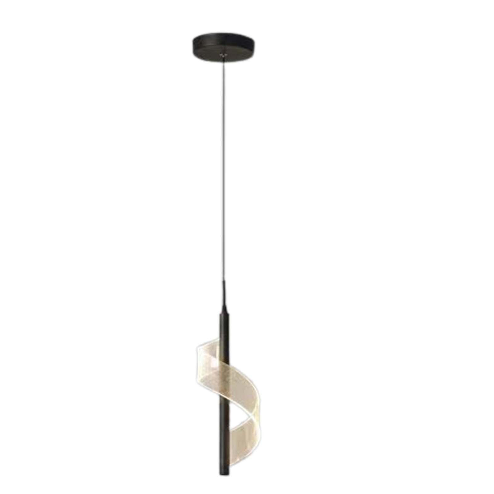 LED Pendant Lights Chandelier Foyer Living Room Spiral Ceiling Light Fixture