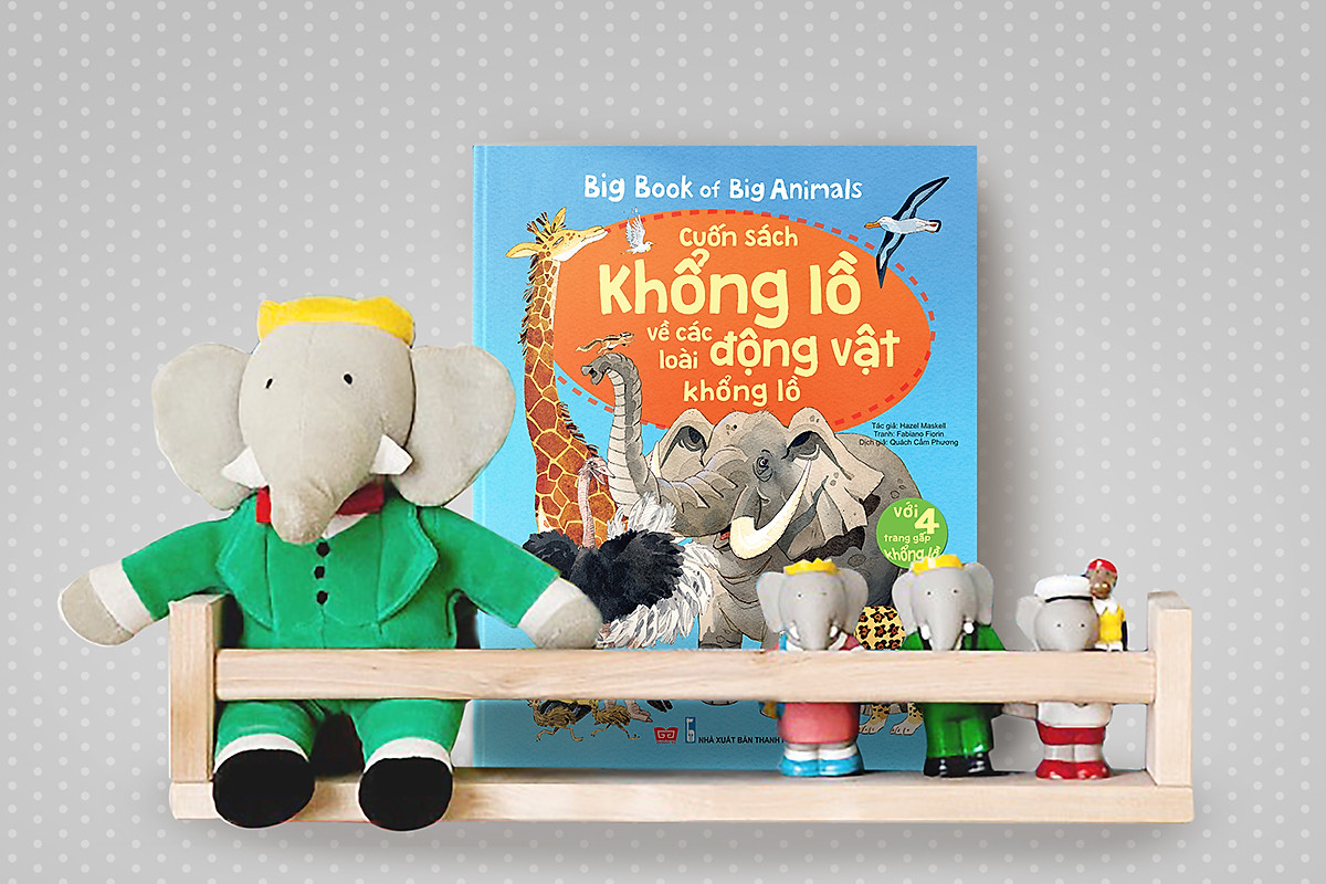 Big Book Of Big Animals – Cuốn Sách Khổng Lồ Về Các Loài Động Vật Khổng Lồ - CASA SUNSHINE