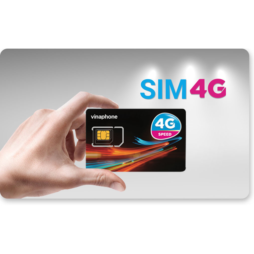 Sim 4G Vinaphone EzCom120Plus, 60GB/1 tháng, 720GB/1 năm, Trọn Gói 12 Tháng Không Nạp Tiền, Hàng Chính Hãng