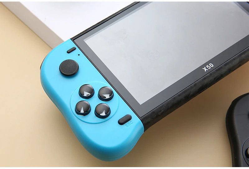 Máy Chơi Game Cầm Tay Vinetteam X50 5.1 Inch Chơi Game 6800 Trò Chơi GBA, GBC, GAME Thùng Hỗ Trợ Thẻ TF Tải Game Nghe Nhạc Xem Phim – Hàng Chính Hãng