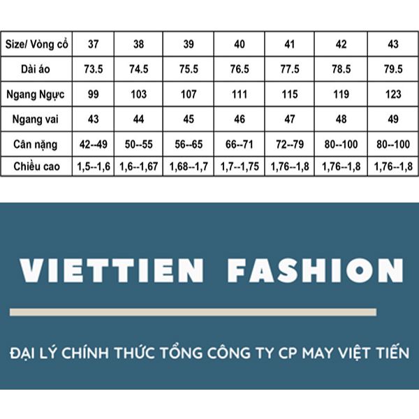 Áo Sơ Mi Việt Tiến Ôm Slim Fit Trắng