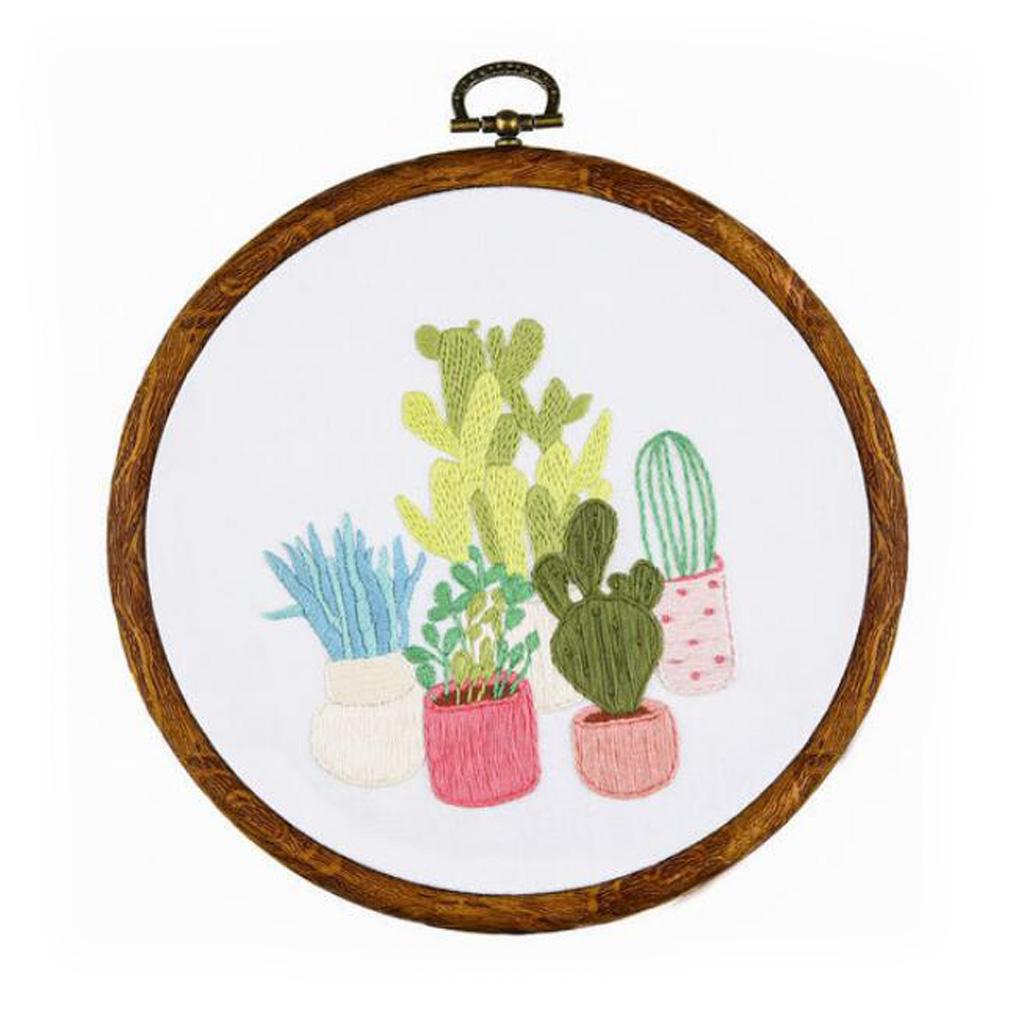 Cross Stitch Kit Hand Embroidery Starter Kit with Pattern Needlework 1