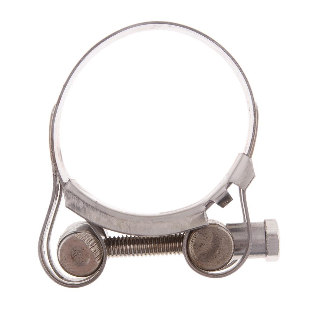 Heavy Duty Stainless Steel Motorcycle Exhaust Clamp Clip 44-47mm 48-51mm