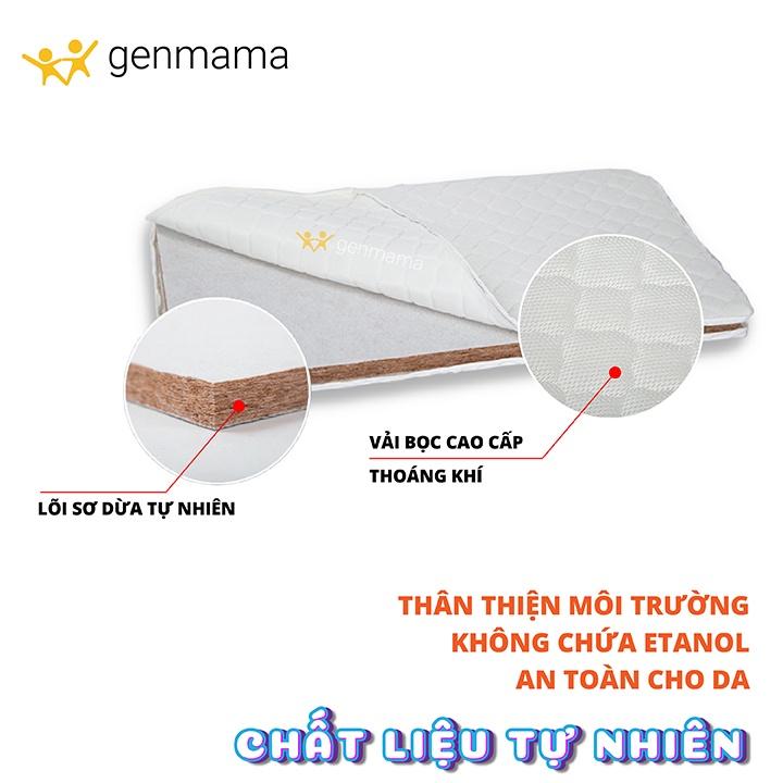 Đệm xơ dừa, đệm cũi cho bé kích thước 100*56*5, chất liệu xơ dừa tự nhiên 2 mặt nằm mùa hè, mùa đông